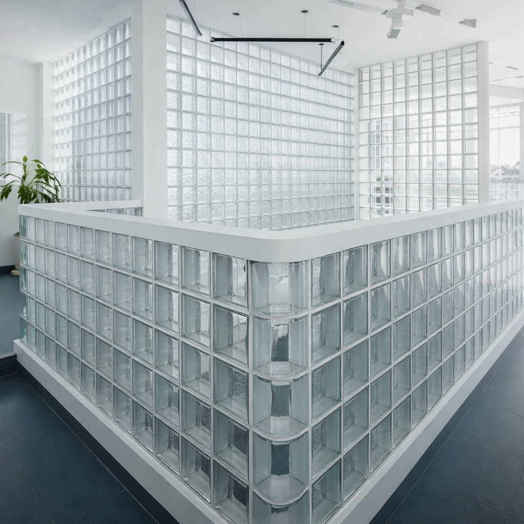 Glass Block Corner